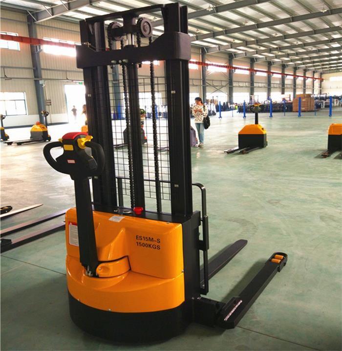 Electric Pallet Stackers ( E Series ) Fork Lift Manual Pallet Battery