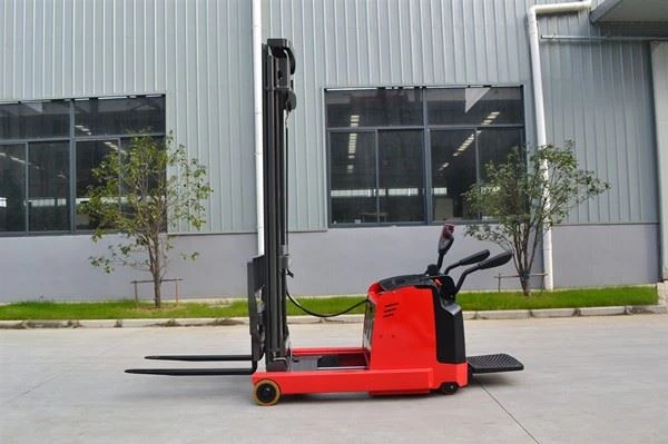 1500kg factory Electric Reach Stacker Handle Type